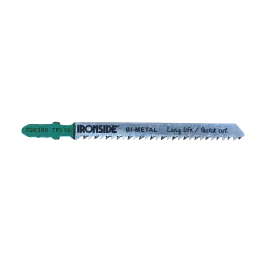 Hoja sierra calar para madera y pvc t101 bf 5 uds recto fino. logitud 100 mm ironside