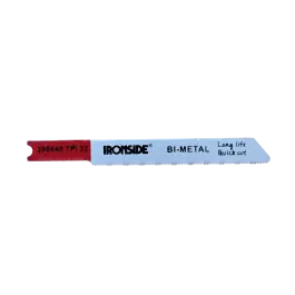 Hoja sierra calar para metal u118 g 5 uds recto fino. logitud 76 mm ironside