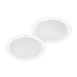 Downlight led empotrar redondo blanco kone pack 2uds 18w 1800lm 6000k cristalrecord