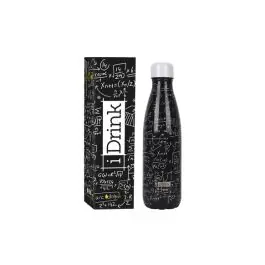 Botella termo inox 7 x 7 x 26,5cm 500 ml - matematicas non