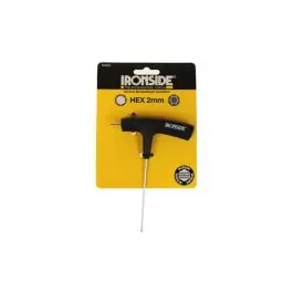 Llave allen mango en t punta larga con bola 2 mm, 85 mm, 2 puntas ironside