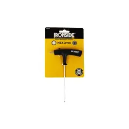 Llave allen mango en t punta larga con bola 3 mm, 107 mm, 2 puntas ironside