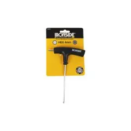 Llave allen mango en t punta larga con bola 4 mm, 113 mm, 2 puntas ironside