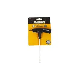 Llave allen mango en t punta larga con bola 5 mm, 124 mm, 2 puntas ironside