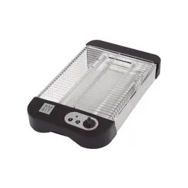 Tostador plano ambit negro 600w