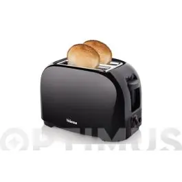 Tostador dos ranuras negro 800w tristar