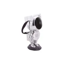Lampara sobremesa robot astronauta luz noche silverlite con batería y recargable xanlite