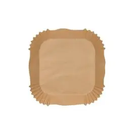 Bandeja papel freidora aire 100 uds 16x16cm garsaco