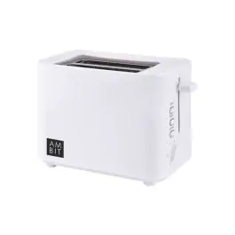 Tostador dos ranuras blanco 750w ambit