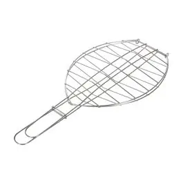 Parrilla rodaballo inox 65,5 x 31 cm sauvic