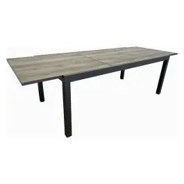 Mesa aluminio tablero pspc extensible 200-270 x 100 cm import