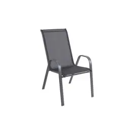 Sillon acero textilene gris antracita import