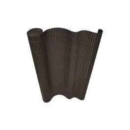Cañizo pvc doble cara 14 mm 2 x 3 m marron natuur