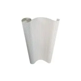 Cañizo pvc doble cara 14 mm 2 x 3 m blanco natuur