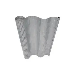 Cañizo pvc reforzado 2 tabiques 19 mm 1 x 3 m gris natuur