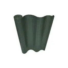 Cañizo pvc reforzado 2 tabiques 19 mm 1,5 x 3 m verde natuur