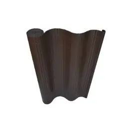 Cañizo pvc reforzado 2 tabiques 19 mm 1,5 x 3 m chocolate natuur