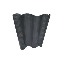 Cañizo pvc reforzado 2 tabiques 19 mm 2 x 3 m antracita natuur