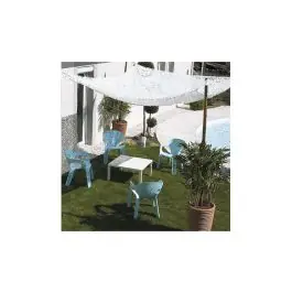 Toldo vela sombreo cuadrado camuflaje 3 x 3 m blanco roto natuur