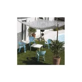 Toldo vela sombreo cuadrado camuflaje 3 x 3 m gris natuur