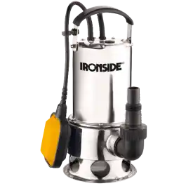 Bomba sumergible aguas sucias 750 w inox 13000 l/h ironside - Ironside garden