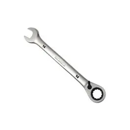Llave combinada con carraca reversible 19 mm cromo vanadio ironside
