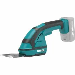Tijera cortasetos y cortacesped bateria 20 cm 18 v no incluida wesco