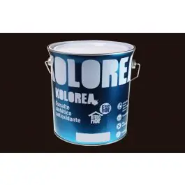 Esmalte sintetico antioxido satinado 4l negro kolorea