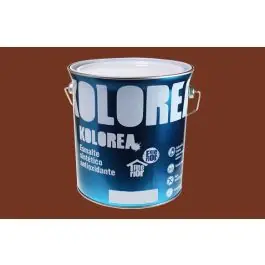 Esmalte sintetico antioxido brillo 4l burdeos kolorea