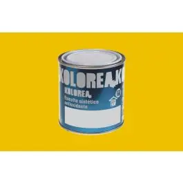 Esmalte sintetico antioxido brillo 250 ml amarillo real kolorea
