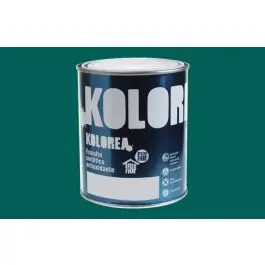 Esmalte sintetico antioxido brillo 750 ml verde hierba kolorea