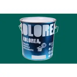 Esmalte sintetico antioxido brillo 4l verde hierba kolorea
