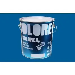 Esmalte sintetico antioxido brillo 4l azul luminoso kolorea