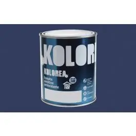 Esmalte sintetico antioxido brillo 750 ml azul cobalto kolorea