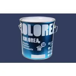 Esmalte sintetico antioxido brillo 4l azul cobalto kolorea