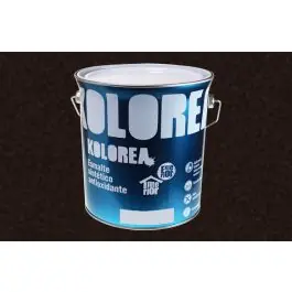 Esmalte sintetico antioxido forja 4l negro kolorea