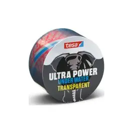 Cinta de reparacion bajo agua ultra power underwater 1,5 m x 50 mm transparente tesa tape