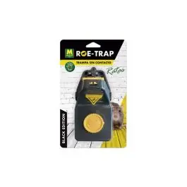 Trampa mecanica roe-trap ratas black edition 7,8 x 15 cm masso