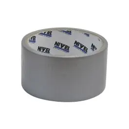 Cinta americana basica 10 m x 48 mm gris nivel - Kolorea