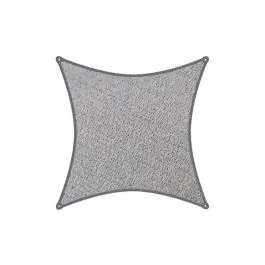 Toldo vela sombreo cuadrado grade sail 340 gr 5,4x5,4 m gris claro coolaroo