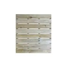 Loseta madera ranurada julia 100 x 100 cm forest