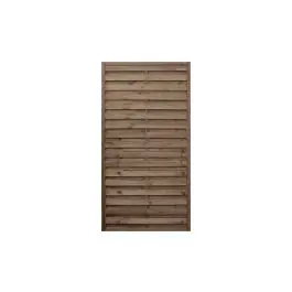 Panel de madera con marco noa 90 x 180 cm marron forest