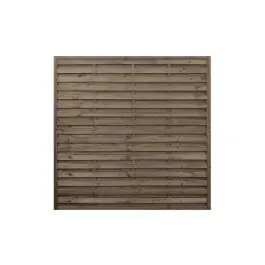 Panel de madera con marco noa 180 x 180 cm marron forest