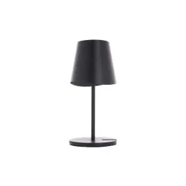 Lampara de mesa de metal negro 38cm usb recargable 250 lm regulable cct 3000-4000k xanlite