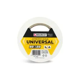 Cinta americana universal 30 m x 50 mm blanco miarco