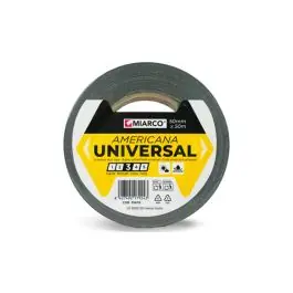 Cinta americana universal 50 m x 50 mm negro miarco