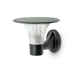Aplique led solar goliat pared 2200 lm c/sensor presencia hasta 80m2 y 15h ip65 3000k 4000k garza
