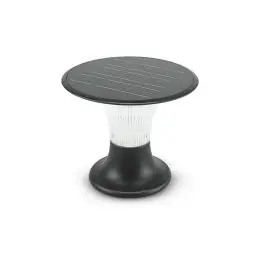 Aplique led solar goliat sobremuro 2200 lm c/sensor presencia hasta 80m2 y 15h ip65 3000k 4000k garza