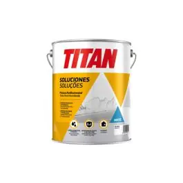 Pintura plastica soluciones antihumedad 4 l blanco titan