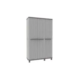 Armario resina 3 puertas c-wood 103x39x170cm terry